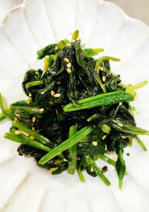 ほうれん草の胡麻和え-レシピのメイン写真
