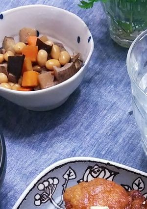浸水不要◎電気圧力鍋で大豆の五目煮-レシピのメイン写真