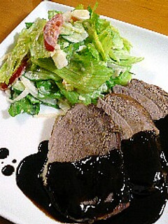 塩豚のロースト★バルサミコソース添え-レシピのメイン写真