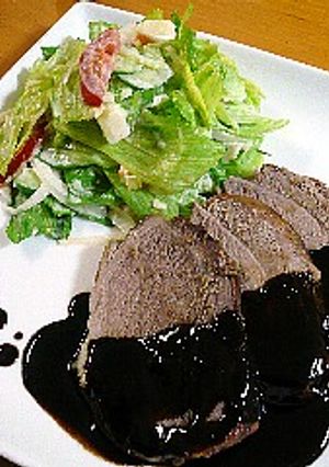 塩豚のロースト★バルサミコソース添え-レシピのメイン写真