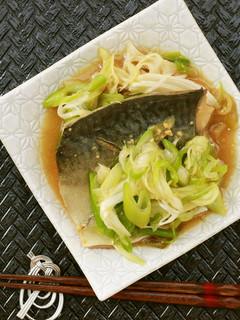葱王香る鯖の味噌煮-レシピのメイン写真
