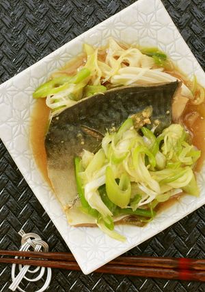葱王香る鯖の味噌煮-レシピのメイン写真