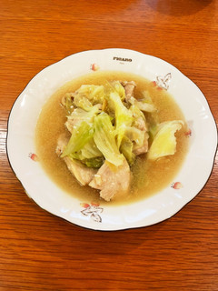 鶏胸肉とキャベツの塩麹煮-レシピのメイン写真