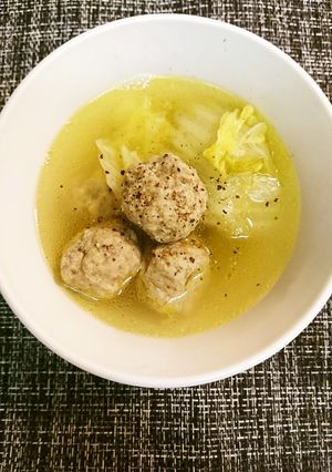 白菜と豚団子のスープ-レシピのメイン写真
