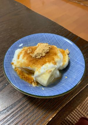 超簡単！バナナヨーグルトきな粉入り-レシピのメイン写真