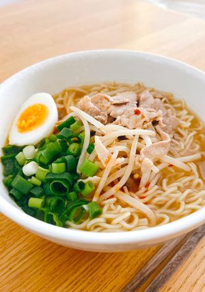 鶏だしで旨ピリ辛＊味噌ラーメン-レシピのメイン写真