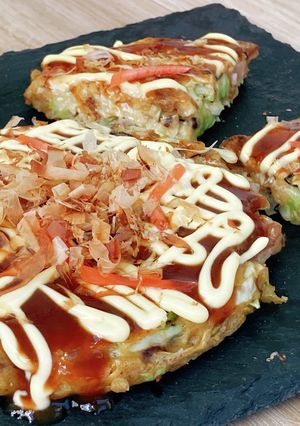ふわふわ～まぜこみお好み焼き-レシピのメイン写真