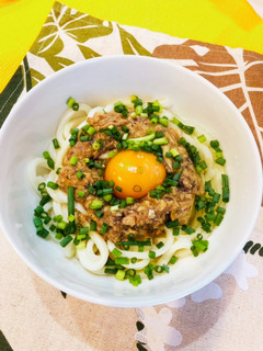 サバ味噌混ぜうどん☆-レシピのメイン写真
