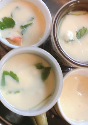 クックフォーミーで茶碗蒸し4個分-レシピのメイン写真