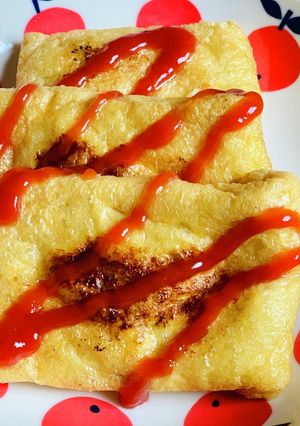 チーズ入り油揚げ焼き-レシピのメイン写真