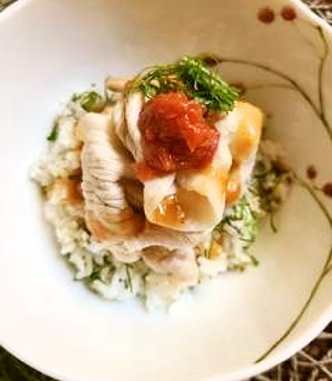 豚しゃぶ丼～梅ソース～-レシピのメイン写真