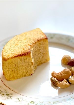 バームクーヘンを焼いてふんわりカリッと✨-レシピのメイン写真