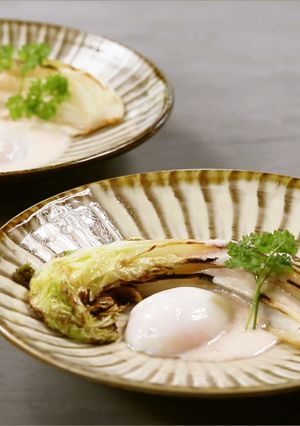 全農長野 焼き白菜の明太子ソース-レシピのメイン写真