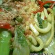 漬物大活躍~★野沢菜入り焼きうどん★~
