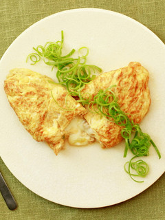 葱王と蓮根のチーズオムレツ-レシピのメイン写真