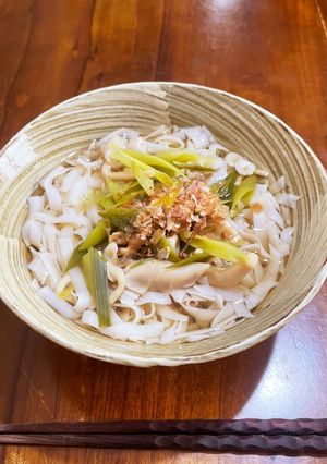 米麺を使ってきしめん風♪-レシピのメイン写真