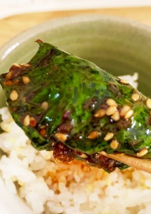 保存食♪ご飯のお供♪しその葉のキムチ-レシピのメイン写真