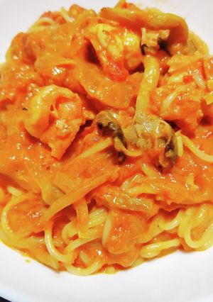 海老のトマトクリームパスタ-レシピのメイン写真
