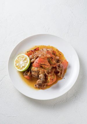 豚バラ肉と鉾田トマトの生姜焼き-レシピのメイン写真