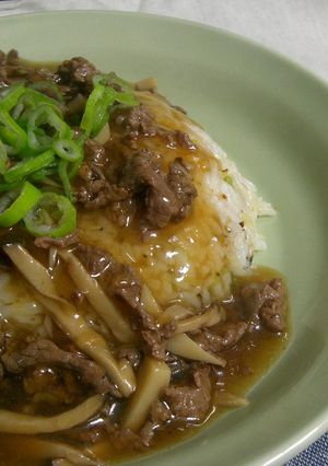 ☆牛肉とエリンギのあんかけチャーハン☆-レシピのメイン写真