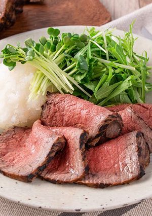 塩糀で漬ける和風ローストビーフ-レシピのメイン写真