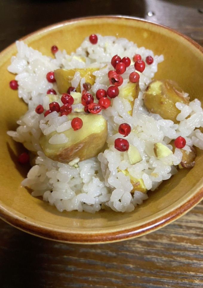 洋風栗ご飯-レシピのメイン写真