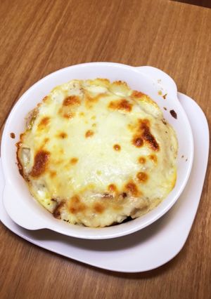 鶏モモ肉と玉ねぎのパングラタン-レシピのメイン写真