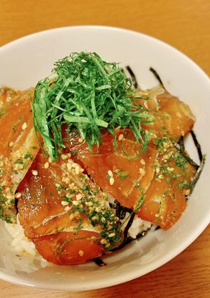 初心者でも簡単!鯛の漬け丼-レシピのメイン写真