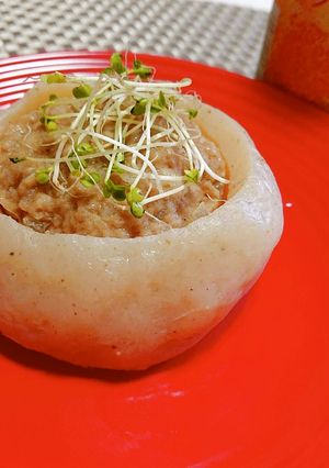 こんにゃくのジャンボ焼売-レシピのメイン写真
