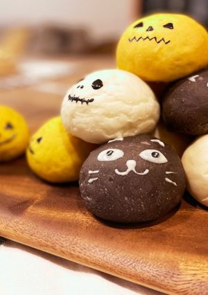 ハロウィン★タワーパン-レシピのメイン写真