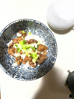 大豆ミートでおろしポン酢のからあげ丼♪-レシピのメイン写真