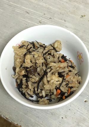 ひじきたっぷり!炊き込みご飯-レシピのメイン写真