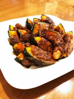 肉巻きかぼちゃ-レシピのメイン写真