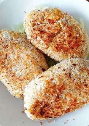 揚げてないからヘルシー！!焼きコロッケ-レシピのメイン写真