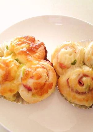 枝豆とベーコンの米粉パン-レシピのメイン写真