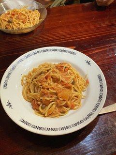 カニとキノコのクリームパスタ-レシピのメイン写真