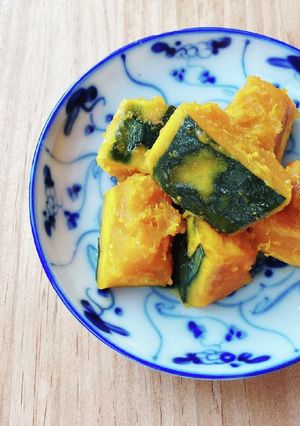 レンジで5分☆かぼちゃの塩バター風味-レシピのメイン写真