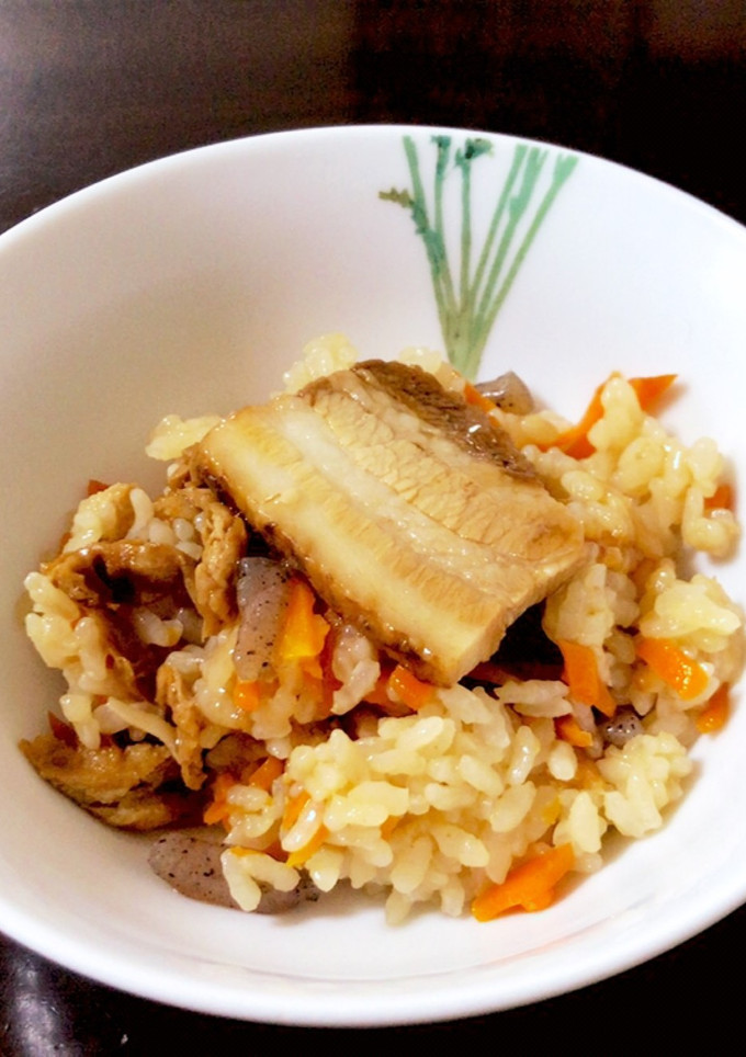 作り置き角煮で炊き込みご飯-レシピのメイン写真
