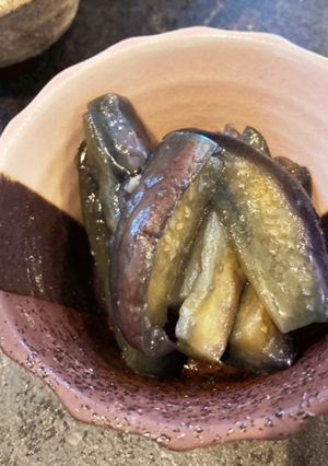 つくおき！茄子の簡単レンジ揚げ浸し風-レシピのメイン写真