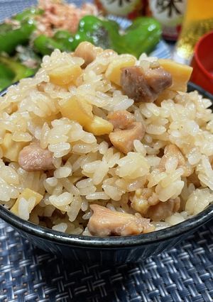 ⁂マコモタケ入り鶏めし⁂-レシピのメイン写真