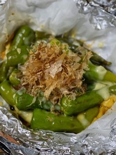 ししとうのホイルチーズ焼き-レシピのメイン写真