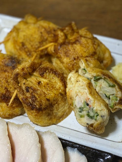 焦がし醤油のポテサラ巾着-レシピのメイン写真