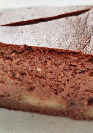 チョコバナナチーズケーキ(低糖質)-レシピのメイン写真