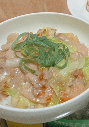 塩ダレ豚キャベツ丼-レシピのメイン写真
