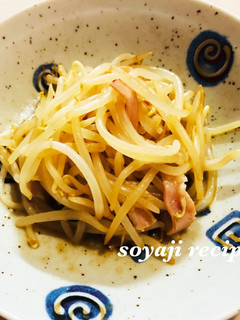もやしとベーコンのかんたん酢炒め-レシピのメイン写真