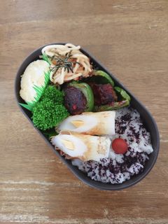 JK☆ピーマンの肉詰め弁当♪-レシピのメイン写真