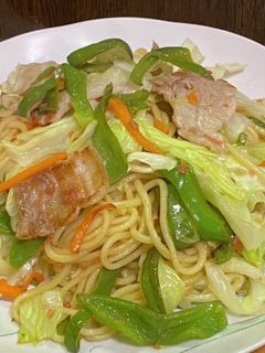 梅肉でさっぱり焼きそば-レシピのメイン写真