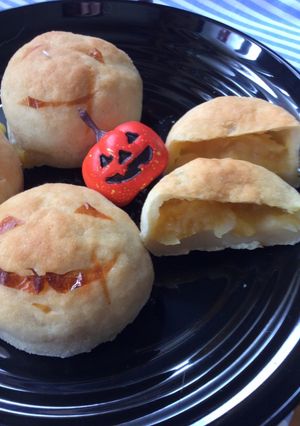 ベジートでハロウィンあんぱん ビーガン-レシピのメイン写真