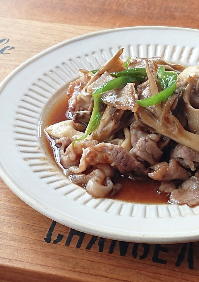 ごはんがススム★舞茸と豚肉のしょうが焼き-レシピのメイン写真