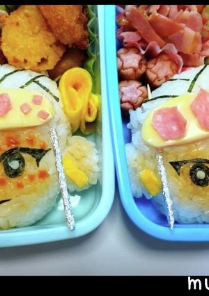 鬼滅の刃キャラ弁☆宇髄天元-レシピのメイン写真
